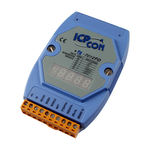 I-7012FD CR High speed Analog input module with Display | код 00-01086872 | ICP DAS