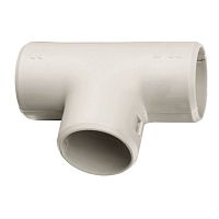 Тройник соединительный для трубы (16 мм) (10 шт,)-Plast | код tr-t-16 | EKF