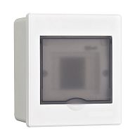 Корпус пласт. встраиваемый прозр. дв. 1 ряд 4 мод. IP41 ЩРВ-П | код 31050DEK | DEKraft