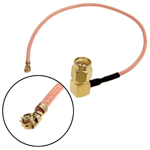 Разъём высокочастотный RUICHI SMA-JW-IPX-178-15CM, длина 15 см | код 104915 | Ruichi