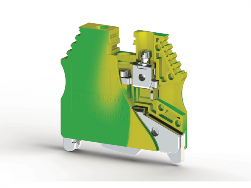 341 100, Клеммник на DIN-рейку 4 мм.кв., (земля), AVK4 TRD/NM Серия V0 | код 0.0.0.3.41100 | KLEMSAN 341 100, Клеммник на DIN-рейку 4 мм.кв., (земля), AVK4 TRD/NM Серия V0 | код 0.0.0.3.41100 | KLEMSAN