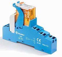 Интерфейсный модуль (сборка 46.61.9.024.0040 + 99.02.9.024.99 + 97.P1SPA), электромеханическое реле, 1CO 16A, контакты AgNi, питание 24В DC, категория защиты IP20, безвинтовые клеммы Push-in, пластиковая клипса, LED + диод, кнопка тест + мех.индикатор Код