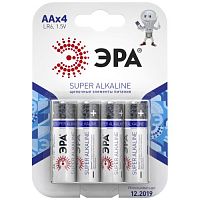 Батарейка LR6-4BL (80/640/20480) | код C0038450 | ЭРА