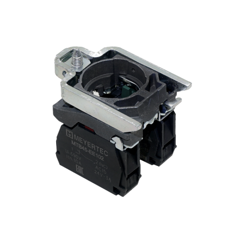 Основание с блок-контактом, 1NO+1NC, металл MTB4-BZ105 | код 137203 | MEYERTEC Основание с блок-контактом, 1NO+1NC, металл MTB4-BZ105 | код 137203 | MEYERTEC