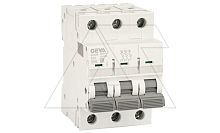 Авт. выключатель GYM9-3P-10D, 3P, 10A, хар-ка D, 6kA, 3M | код GYM93P10D | GEYA