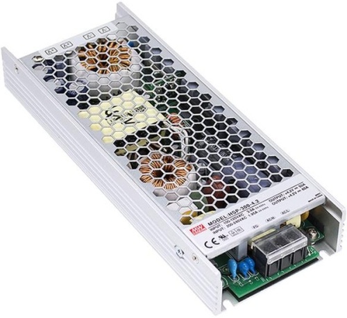 Источник питания AC-DC, 300Вт, вход 180…264В AC, 47…63Гц, выход 5В/60A, ККМ, рег. вых 4.5…5.5В, изоляция 3000В AC, в кожухе 210х81х31мм, -30…+70С | код HSP-300-5 | MeanWell Источник питания AC-DC, 300Вт, вход 180…264В AC, 47…63Гц, выход 5В/60A, ККМ, рег. вых 4.5…5.5В, изоляция 3000В AC, в кожухе 210х81х31мм, -30…+70С | код HSP-300-5 | MeanWell