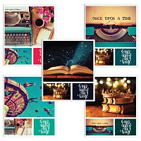 Тетрадь А5, 48 л., BRAUBERG ЭКО, линия, обложка картон, ВИНТАЖ, 403030 | код 403030 | BRAUBERG