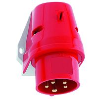 Вилка настенная 16А 5р(3P+N+PE) 6h 400v IP44 Bals | код 242001 | Bals