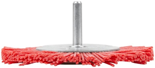 Щетка для дрели, Плоская, нейлон, 100 мм, блистер, Profi | код 82-922 | FIT фото 2