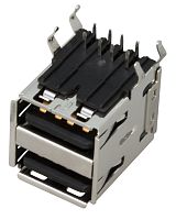 Разъем гнездо на плату 2хUSB-A (металл) REXANT | код 05-0003 | REXANT