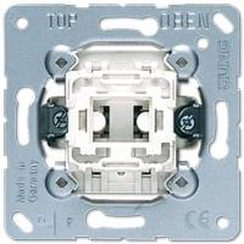Переключатель универсальный 1-клавишный (проходной). 10A 250Вт. Серия- Eco Profi. Механизм. | код EP406U | JUNG
