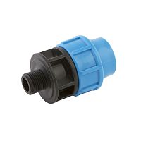 Муфта комбинированная 32х3/4' П для труб ПНД | код 9134 | Джилекс