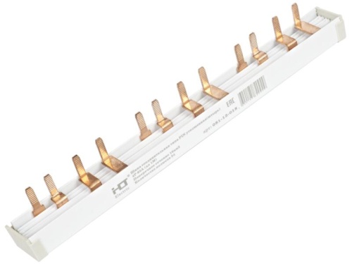 Шина соединительная типа PIN утолщенная (штырь) 4Р 63А(дл.1м) HLT | код 081-13-018 | HLT Шина соединительная типа PIN утолщенная (штырь) 4Р 63А(дл.1м) HLT | код 081-13-018 | HLT