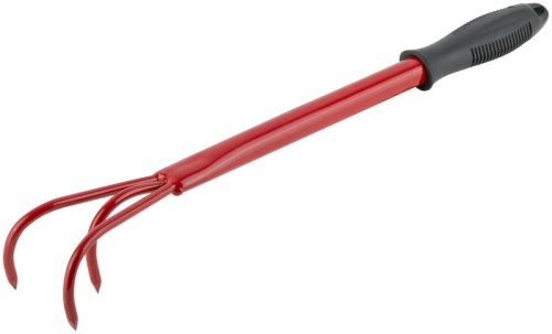 Рыхлитель с ручкой цельнометаллический, 3 зуба | код 76845 | FIT фото 2