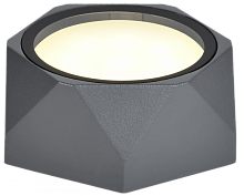 Светильник уличный 5304 потолочный GX53 IP65 серый IEK | код LT-UPU0-5304-GX53-1-K03 | IEK