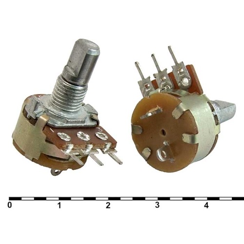 Потенциометр RUICHI S16KN1-B 50K L15F, угол поворота 300 | код 83409 | Ruichi Потенциометр RUICHI S16KN1-B 50K L15F, угол поворота 300 | код 83409 | Ruichi