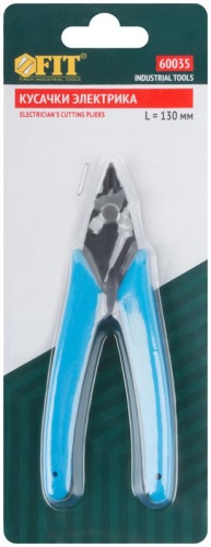 Кусачки электрика боковые (для проволоки до 1мм ) 130мм FIT 60035 фото 3