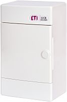 Щит наружн. распределительный ECT 4 PO (4мод.белая дверь) | код 001100141 | ETI
