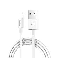 Кабель USB 2.0 hoco X23, AM/Lightning M, белый, 1м | код 6957531072836 | Hoco