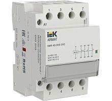 ARMAT Контактор модульный KMR 40А 230В AC 2НО 2НЗ IEK | код AR-KMR10-040-22-230 | IEK