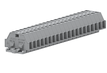 241307 Клемма TB проходная 1-1 с бок. подключ. с крепеж.фланцами, жёлто-зел., шт | код 241307 | SUPU