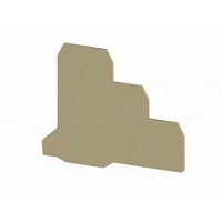 450 160, Концевой сегмент на клеммники 3-х ярусные PUK3S*, (бежевый), NPP PUK3S | код 0.0.0.4.50160 | KLEMSAN