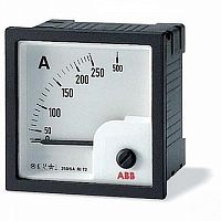 Амперметр щитовой ABB AMT 40А AC, аналоговый, кл.т. 1,5 AMT1-A1-40/72 |  код. 2CSG312090R4001 |  ABB