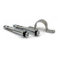 Комплекты для крепления ОКЛ с использованием дюбеля Молли М4х54 и скобы СМД d19-20 мм (100 шт) Промрукав | код PR08.5019 | ПРОМРУКАВ