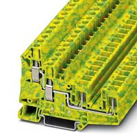 Клемма защитного провода UT 6-QUATTRO/2P-PE | код 3060584 | PHOENIX CONTACT