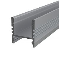 Профиль алюминиевый накладной 16х17 мм S 2 м (заказывать отдельно рассеиватель 146-250) REXANT | код 146-203 | REXANT