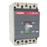 Автоматический выключательAM3-250S/3P 200A 65KA (ANDELI) | код ADL06-821 | ANDELI