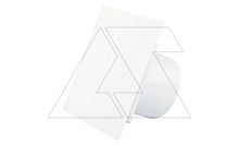 Вентилятор с декор. панелью dRim S, O100мм, без управления, вал на подш., ~230В, 8Вт, 93м?/ч, пластик, белый матовый | код 100S-C161 | airRoxy