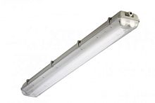 Светильник TLWP228 PC 1263x135x105 мм пылевлагозащищенный, корпус - поликарбонат, рассеиватель - поликарбонат, ЭПРА (класс энергосбережения EEI=A2) Helvar и т.п. без ламп Прозрачный рифленый IP65 | код 05240 | Technolux