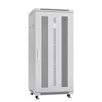 Cabeus ND-05C-27U60/60 Шкаф монтажный телекоммуникационный 19 напольный для распределительного и серверного оборудования 27U 600x600x1388mm (ШхГхВ) передняя и задняя перфорированные двери, ручка с замком, цвет серый (RAL 7035) | код 7885c |