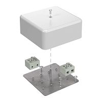 Коробка огнестойкая для кабель-канала 40-0470-FR10.0-4 Е15-Е120 103х103х45 RAL9003 (22 шт/кор) Промрукав | код 40-0470-FR10.0-4 | ПРОМРУКАВ