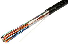 Cabeus UTP-25P-Cat.3-OUT Кабель витая пара UTP (U/UTP), категория 3, 25 пар (24 AWG), одножильный (solid), для внешней прокладки, UV PE | код 7280c | Cabeus