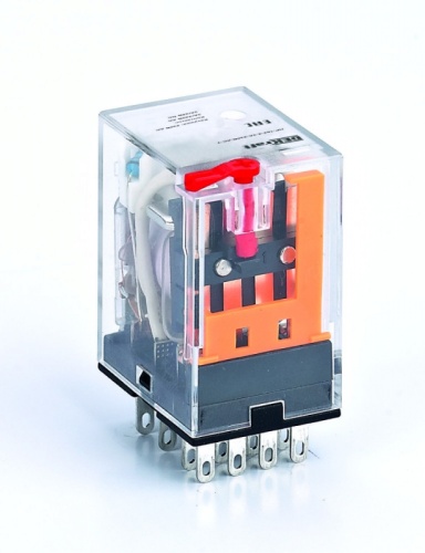 Промежуточное реле 4 конт. с LED инд. и TEST функ. 3А 24В AC ПР-102 | код 23821DEK | DEKraft