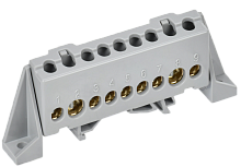 TEKFOR Шина L фаза в комб. изол. Стойка 8х12-9-Ср IEK | код TF-NN20-09-DP-K03 | IEK