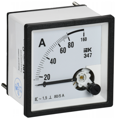 Амперметр Э47 40/5А кл. точн. 1,5 72х72мм IEK | код IPA10-6-0040-E | IEK Амперметр Э47 40/5А кл. точн. 1,5 72х72мм IEK | код IPA10-6-0040-E | IEK