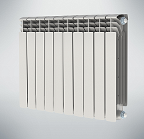 Радиатор биметаллический секционный 500/100/11 боковое подключение | код NRZRB5001002011 | НРЗ