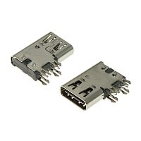 Разъём USB RUICHI USB3.1 TYPE-C 24PF-039, 24 контакта | код 107811 | Ruichi