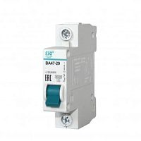 Автоматический выключатель ВА 47-29_1 полюс 25А ток к.з. 4.5кА хар-ка С ESQ | код 14.03.01.000031 | ESQ