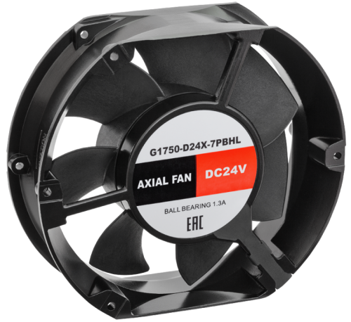 Вентилятор осевой SILART, 172 х 150 х 51, 24 VDC, подшипник качения | код G1750-D24X-7PBHL | SILART Вентилятор осевой SILART, 172 х 150 х 51, 24 VDC, подшипник качения | код G1750-D24X-7PBHL | SILART