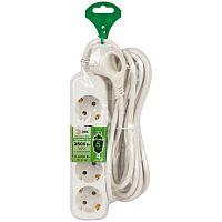 Удлинитель электрический 4 розетки с заземлением 5м ПВС 3x1мм2 UDL-16-450-E Greenline ЭРА | код Б0065062 | ЭРА