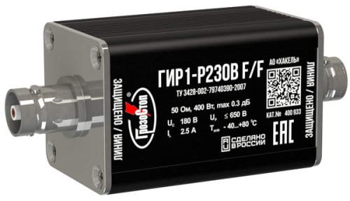 УЗИП оборудования связи по коаксиальным линиям. ГИР1-Р230В F/F | код 400 933 | Hakel УЗИП оборудования связи по коаксиальным линиям. ГИР1-Р230В F/F | код 400 933 | Hakel