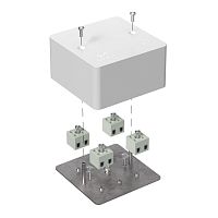 Коробка огнестойкая для кабель-канала 40-0460-FR2.5-8 Е15-Е120 RAL9003 85х85х45 (44 шт/кор) Промрукав | код 40-0460-FR2.5-8 | ПРОМРУКАВ