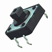 Тактовая кнопка RUICHI KAN1210-0731B, 12x12x7 мм, OFF-(ON), 50 мА, 12 В, 100 мОм, толкатель с отверстием квадратный | код 58548 | Ruichi