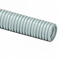 Труба ПВХ гибкая гофр. д.40мм, тяжёлая без протяжки, 20м, цвет серый (упак. 20м) | код. 90540 | DKC