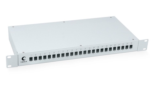 Cabeus FO-19-24SC Кросс бокс оптический 19 на 24 SC (LC duplex) со сплайс-кассетой и КДЗС (без пигтейлов и проходных адаптеров) | код 7037c | Cabeus Cabeus FO-19-24SC Кросс бокс оптический 19 на 24 SC (LC duplex) со сплайс-кассетой и КДЗС (без пигтейлов и проходных адаптеров) | код 7037c | Cabeus