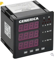 Мультиметр цифр. щит. 3-ф. RS-485 96х96 LED GENERICA | код IDM21-5-3-1-LED-G | GENERICA by IEK